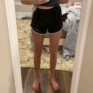black nike shorts